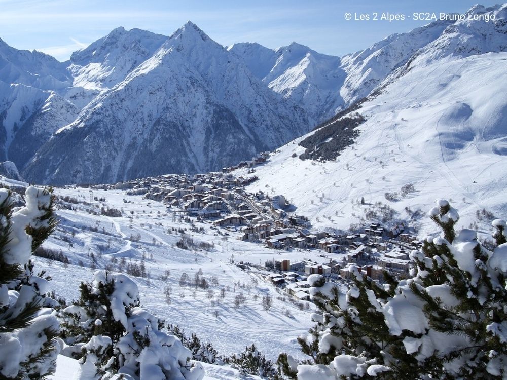 Les 2 Alpes Frankrijk skigebied